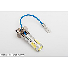LED-lampa, H3, extra stark 7.5W 400LM, 5 LED, vit 6000K, Xtreme