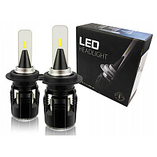 LED Bulb, H7 Slim 6500K CSP 60W 8400 LM 12V/24V CANBUS CE, Interlook