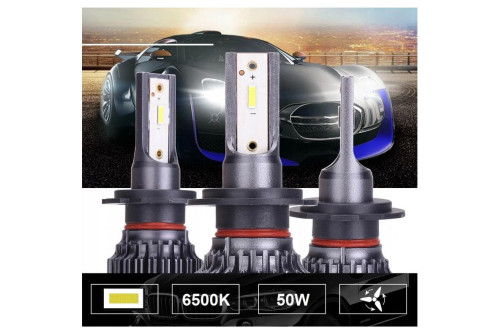 H7 CREE LED 2x50W 20000 LM, 6500K, iFocis Ultra low/high beam, CANBUS, 2 lamps