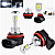 LED Bulb, H8 H9 H11, 8x CREE XBD, Ultra White 6000K, 8000LM, Passive Cooling, 2 Pcs