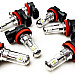 H8 H9 H11 LED 8x CREE XBD ultra white 6000K, 8000LM, passive cooling, 2 pcs