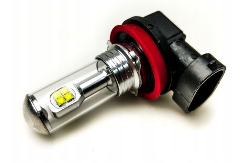 H8 H9 H11 LED 8x CREE XBD ultra white 6000K, 8000LM, passive cooling, 2 pcs