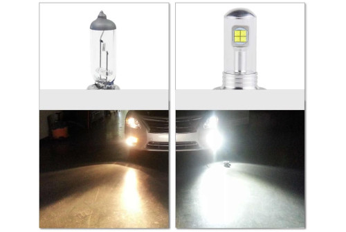 H8 H9 H11 LED 8x CREE XBD ultra white 6000K, 8000LM, passive cooling, 2 pcs