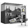 LED H7-lampor 6000K 4000 Lumen CSP Aktiv Kylning IP68 Vattentät, Interlook