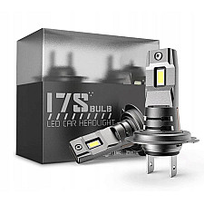 LED H7-lampor 6000K 4000 Lumen CSP Aktiv Kylning IP68 Vattentät, Interlook