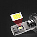 LED H7-lampor 6000K 4000 lumen med aktiv kylning och IP68 vattentät klassning, Interlook I7S