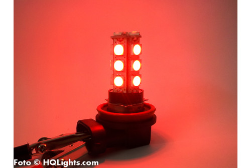 H8 LED lamp, 18 leds, 2 lamps