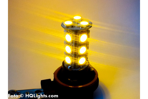 H8 LED lamp, 18 leds, 2 lamps