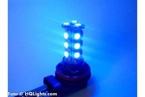 H8 LED lamp, 18 leds, 2 lamps