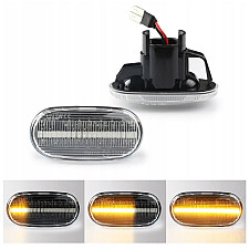 LED-blinkers, Orange Vandrande Ljus, 2 st, För Honda