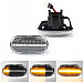 Vita LED blinkers för Honda, orange vandrande ljus, 2 st