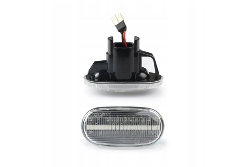 Vita LED blinkers för Honda, orange vandrande ljus, 2 st
