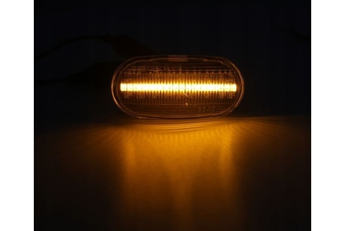 Vita LED blinkers för Honda, orange vandrande ljus, 2 st