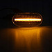 Vita LED blinkers för Honda, orange vandrande ljus, 2 st