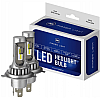 LED Headlight Bulb, H4 CSP, 4000 LM, 6000K, CANBUS, 2 Lamps, CE E9