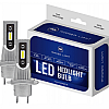 LED-lampa H7, CSP, CE E9 Certifierad, 4000 LM, 6000K, CANBUS, 2 Lampor