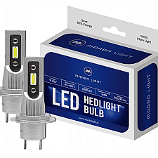 LED-lampa H7, CSP, CE E9 Certifierad, 4000 LM, 6000K, CANBUS, 2 Lampor