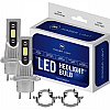 LED-lampa, H7 CSP, CE E9 Certifierad, 4000 LM 6000K CANBUS, 2 Lampor, För VW Passat B5 FL