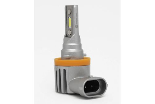 H8 / H11 CSP LED, CE E9 certifierade, 4000 LM 6000K CANBUS, 2 lampor
