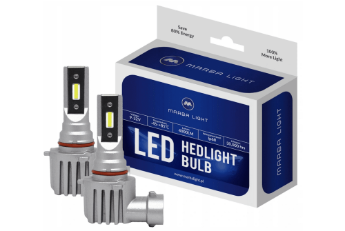 HB3 / 9005 CSP LED, CE E9, 4000 LM 6000K CANBUS, 2 lamps