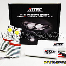 LED-lampa, 6000K H11 F01, Dimljus / DRL / Halvljus, Extremt Starka 3100+ Lumen, BMW 7 F01/F02, MTEC