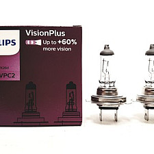 Halogenlampa +60% H7 12V 55W PX26D, Philips
