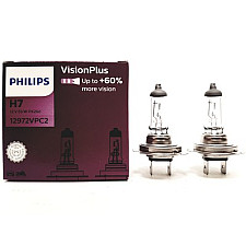 Halogenlampa +60% H7 12V 55W PX26D, Philips