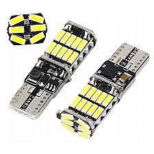 LED Bulb, T10 5W5 Powerful Canbus 26xSMD 4014, 2-Pack