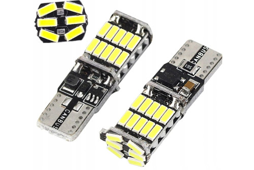 T10 5W5 mycket starka LED Canbus (26xSMD 4014), 2st
