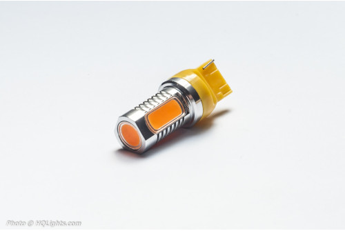 LED-lampa T20 W21W med 4 CREE LED och metallbas för Subaru och japanska bilmodeller