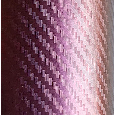 Vinylfolie, 3D Kolfiberimitation, Kameleontfärg Guld-Rosa, Pris Per 10 x 152 cm
