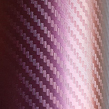 Vinyl Foil, 3D Carbon Fiber Look, Chameleon Color Gold-Pink, 10 x 152 cm