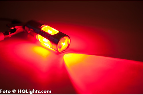 BA15S (P21W)  Xtreme LED, extra stark, 5 led, CREE, vit 24v (1st)