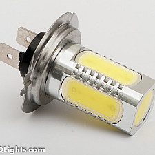 LED-lampa, H7, Extra Stark, 7.5W, 400LM, 5 LED, Vit 6000K