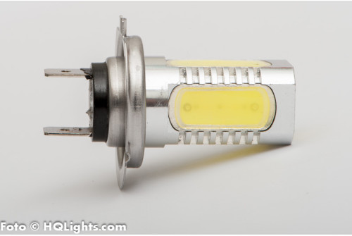 H7 Xtreme LED, extra stark 7.5W 400LM, 5 led, vit 6000K (1st)