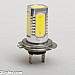 H7 Xtreme LED, extra stark 7.5W 400LM, 5 led, vit 6000K (1st)