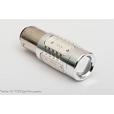 Bromsljus, BAZ15D Xtreme LED, Extra Stark, 5 LED, CREE, Röd 24V