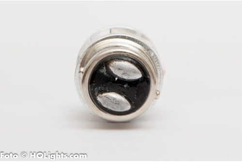 BAZ15D Xtreme LED, extra stark, 5 led, CREE, röd 24v (1st) bromsljus