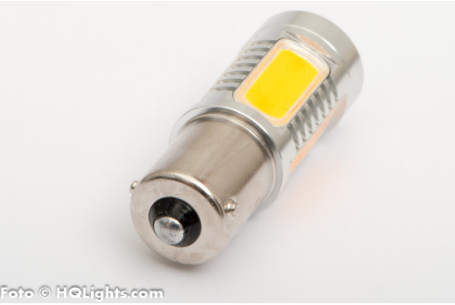 BAU15S (PY21W)  Xtreme LED, extra stark, 5 led, CREE, gul/orange 24v (1st)