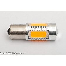 LED Bulb, BAU15S (PY21W), Xtreme, 5 CREE LEDs, Yellow/Orange, 24V, 1 Lamp