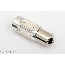 LED-lampa, BA15S (P21W), Xtreme, extra stark, 5 LED, CREE, röd, 12V