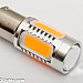 BA15S (P21W)  Xtreme LED, extra stark, 5 led, CREE, gul/orange 24v (1st)