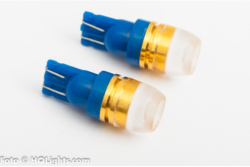 T10 strobe LED, blue, 2 lamps