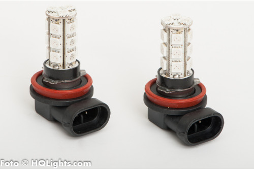 H8 LED lamp, 18 leds, 2 lamps
