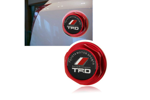 TRD aluminium engine oil fuel filler cap cover for Toyota, Lexus, Scion
