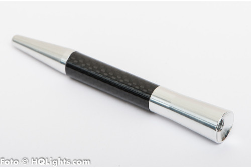 Teleskopantenn, kolfiber / aluminium