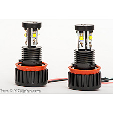 LED-kit För BMW F01 F02 7-serie Angel Eyes Ringar, H8, 7000K, 9W, Mtec