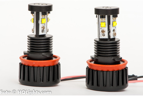 Mtec Extreme Power LED kit för BMW F01 F02 7-serie Angel Eyes ringar, H8, 7000K, 9W (v2)