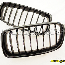 Grill, Njurar, Svart Blank, E39, BMW