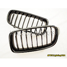 Grill, Njurar, Svart Matt, E39, BMW